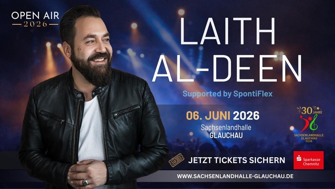 Plakat mit Werbung Open Air Laith al Deen