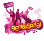das Logo von genialsozial