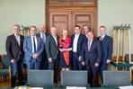 Die Mitglieder des Regionalkonvents Südwestsachsen mit Staatsministerin Regina Kraushaar